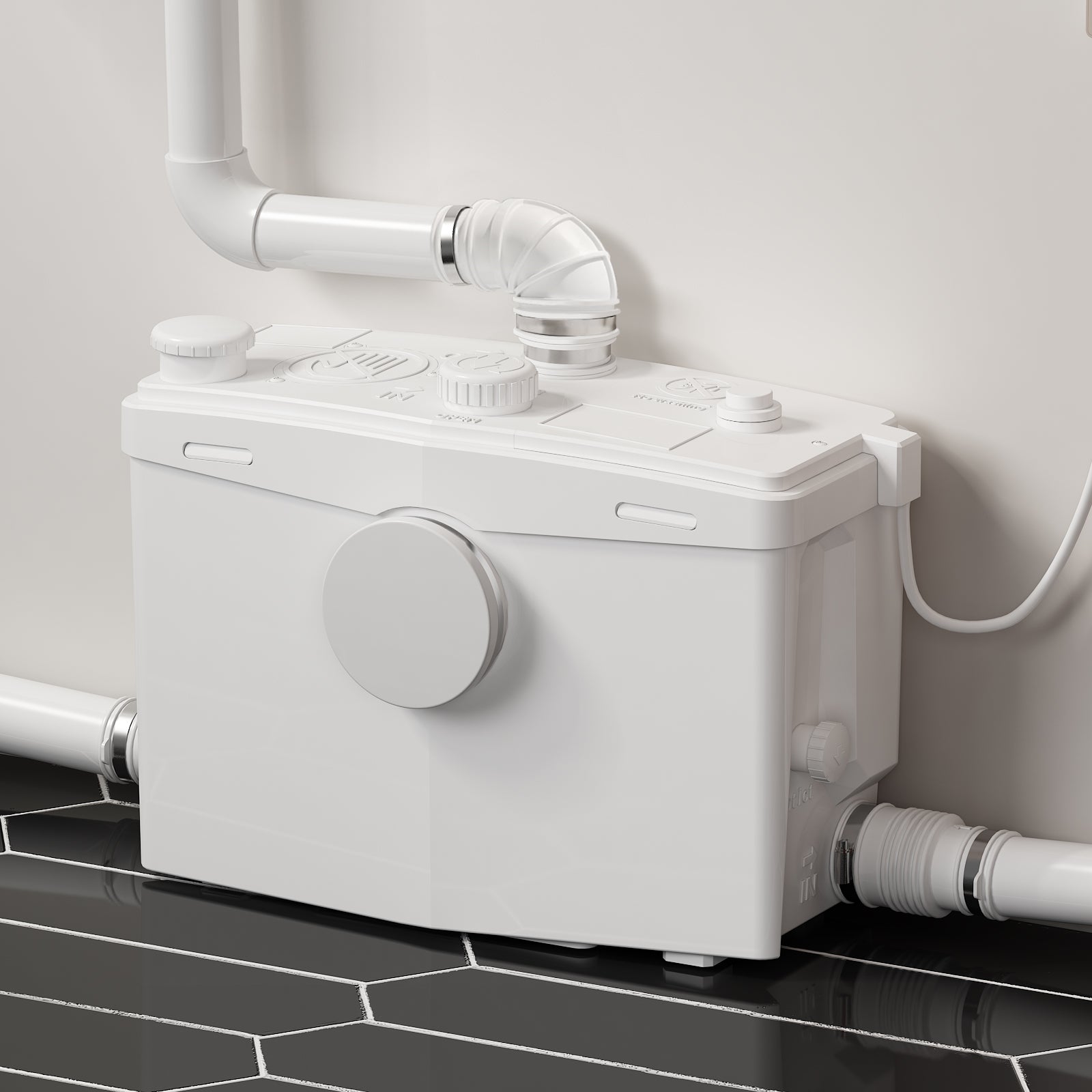 LS-FLO800 PatioZones 800W Macerating Toilet